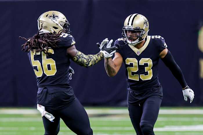 Demario Davis and Marshon Lattimore
